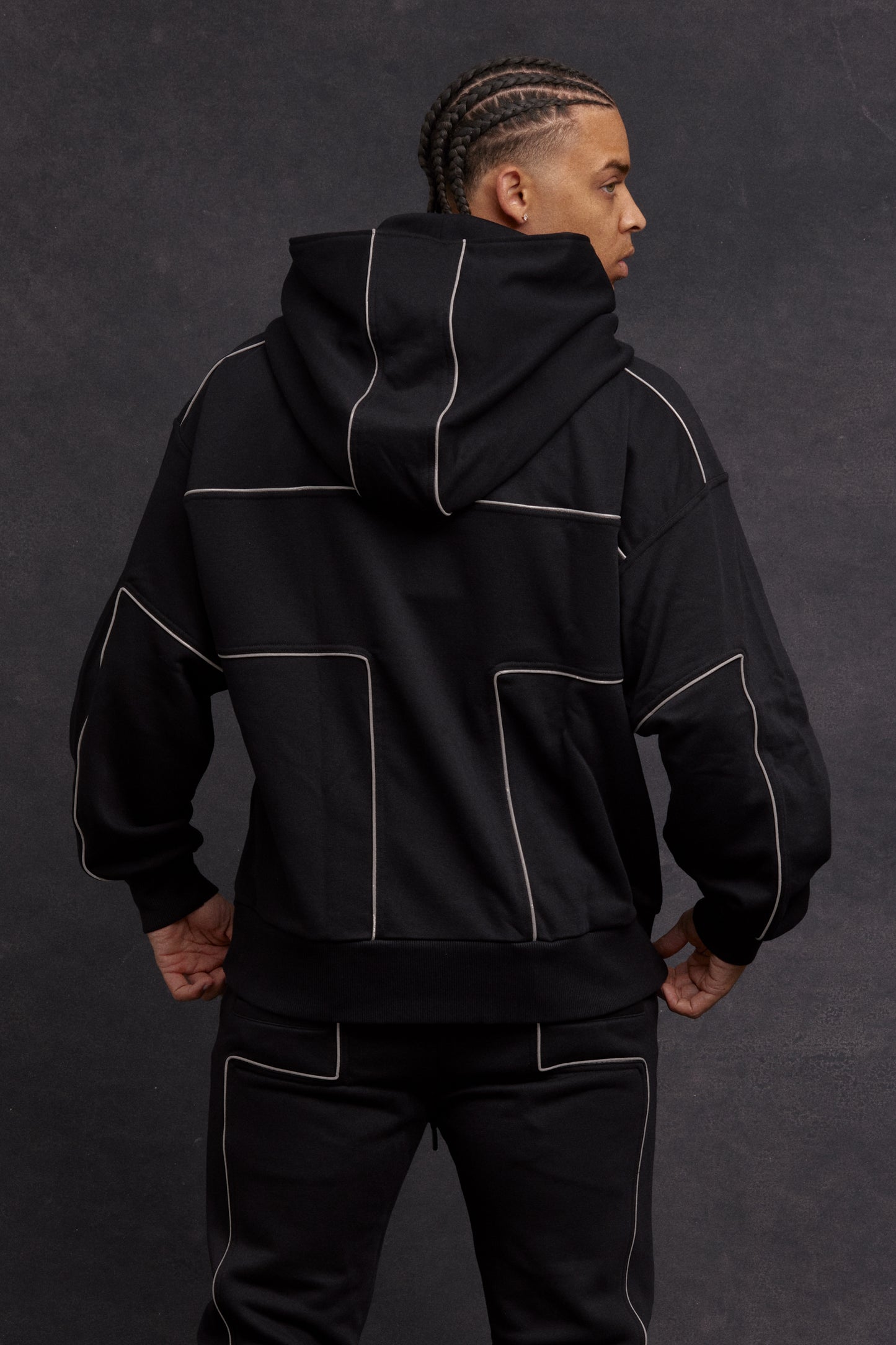 SHINOBI HOODIE - BLACK