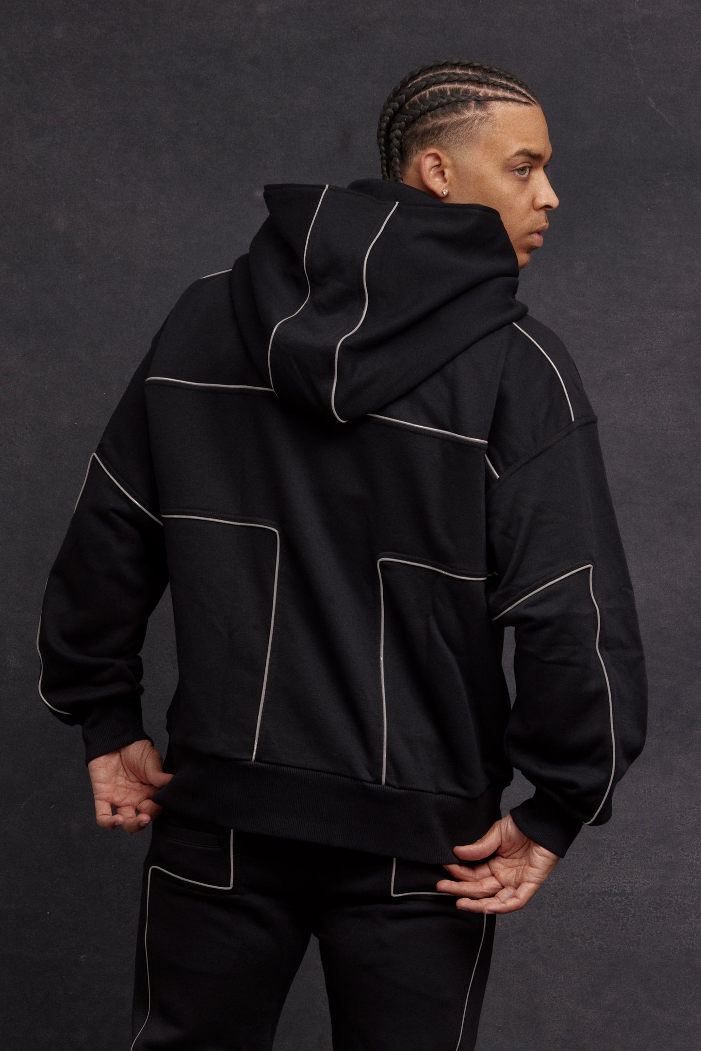 SHINOBI HOODIE - BLACK