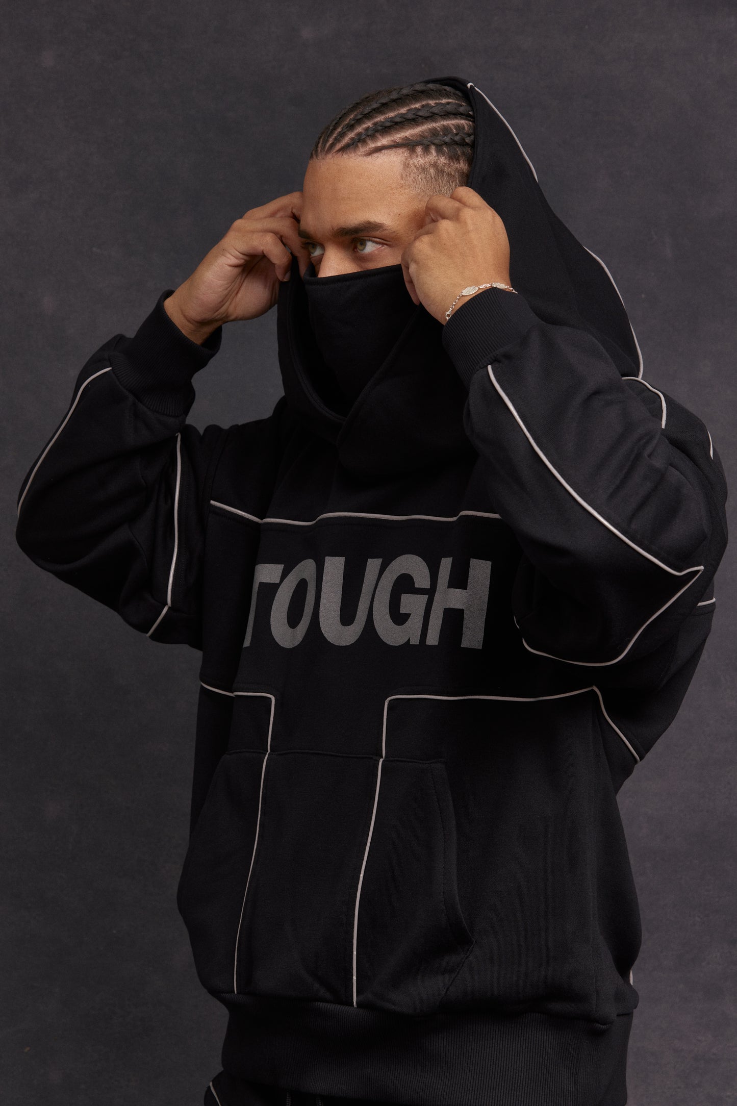 SHINOBI HOODIE - BLACK