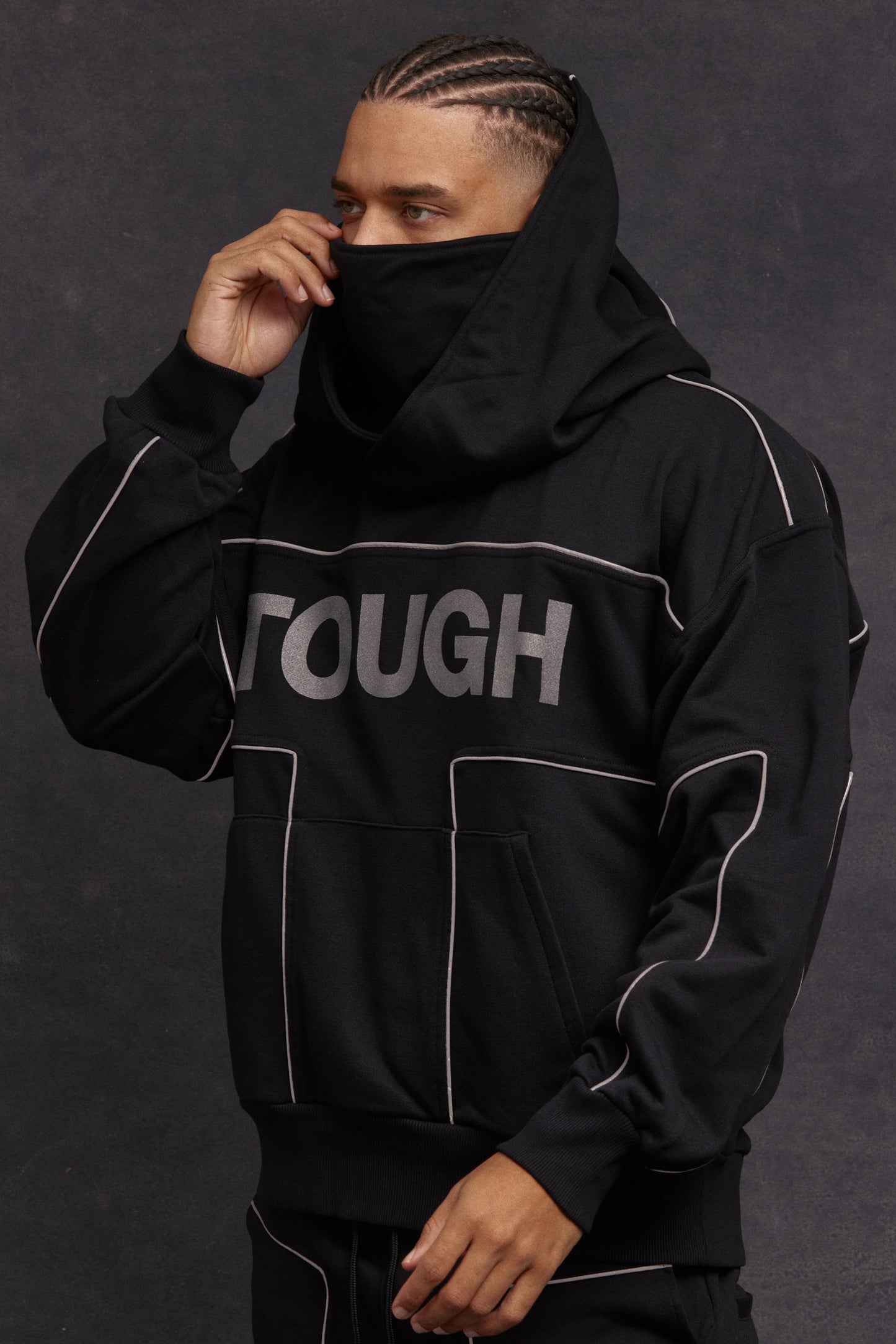 SHINOBI HOODIE - BLACK