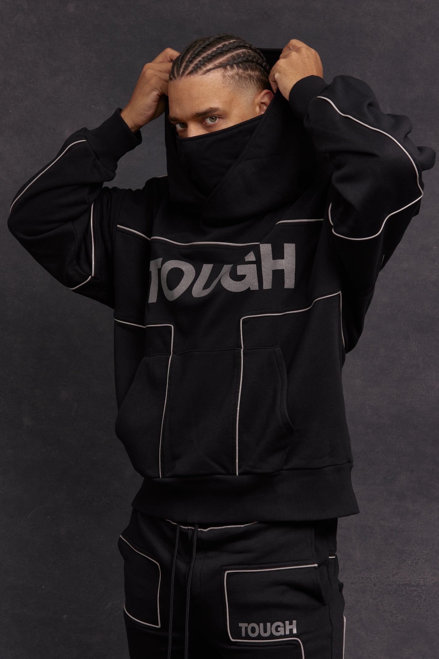 SHINOBI HOODIE - BLACK
