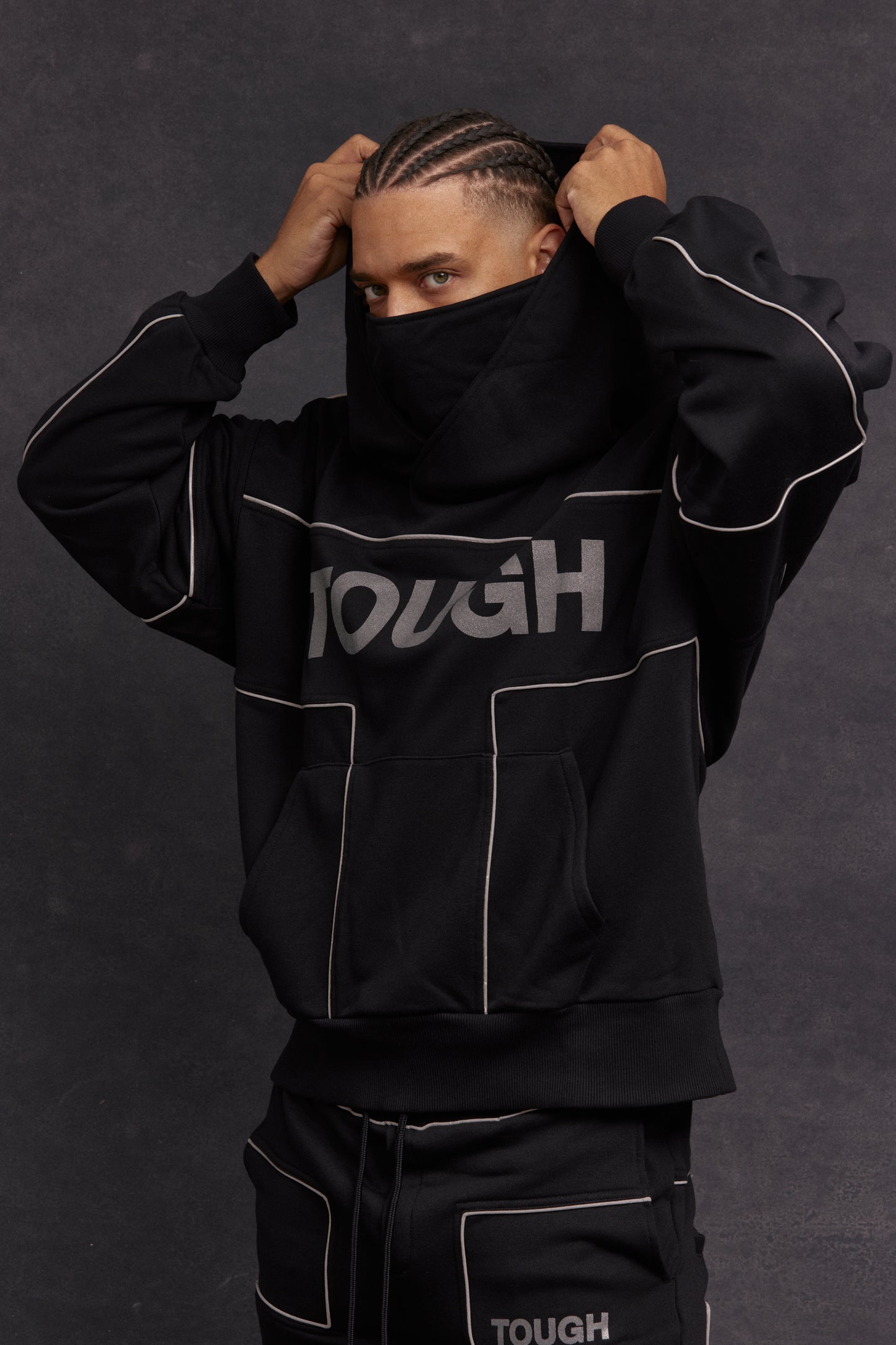 SHINOBI HOODIE - BLACK